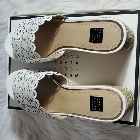 WHBM Megan espadrille slide sandals - Picture 5 of 9